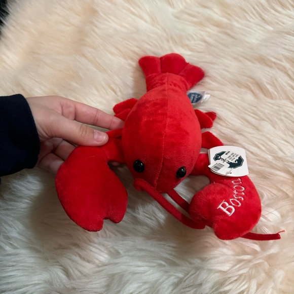 Boston Mass Red Lobster Stuffed Animal Plushie Small NWT - Picture 4 of 5